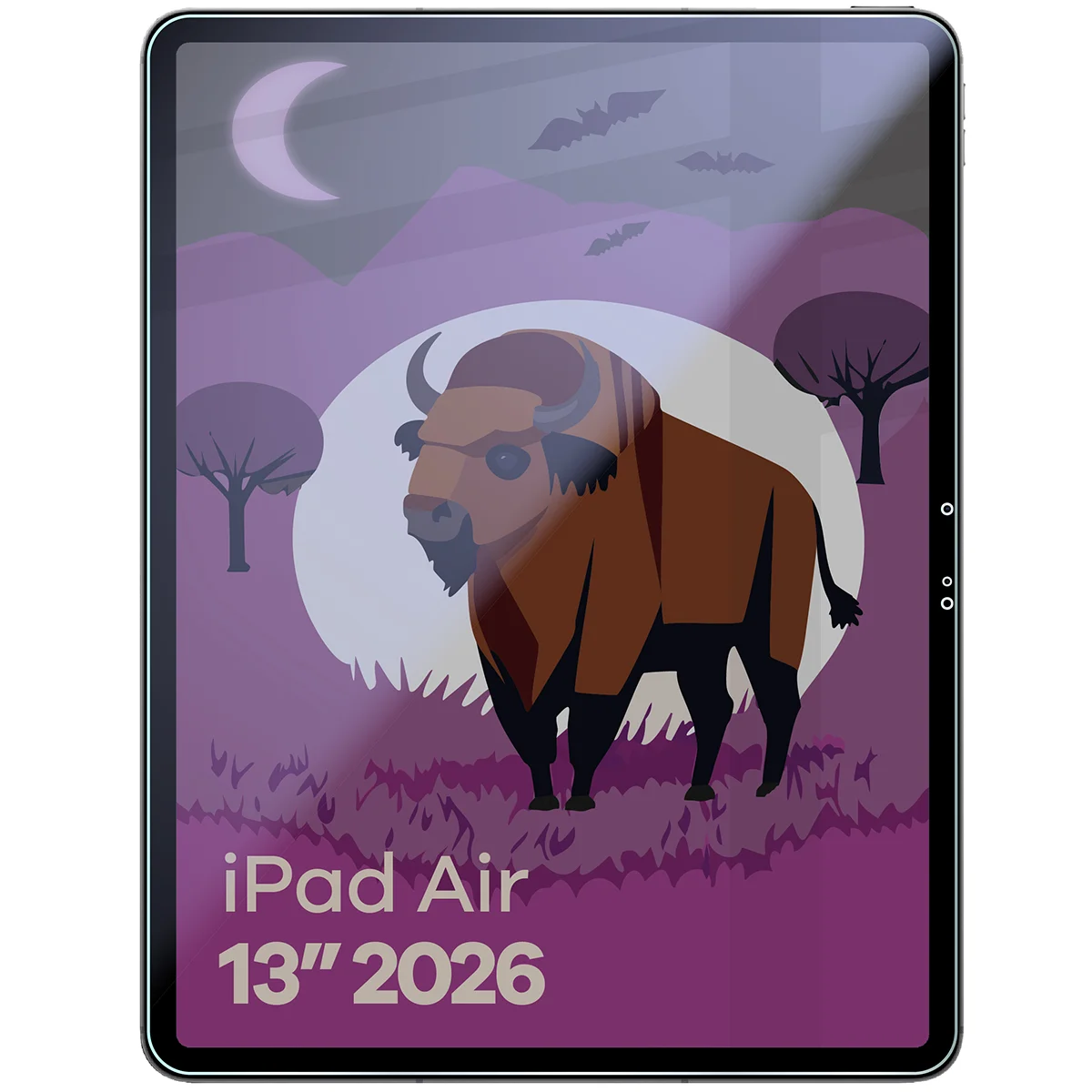 Wizualizacja szkła Tab Hybrid Shadow nałożonego na telefon Apple iPad Air 13